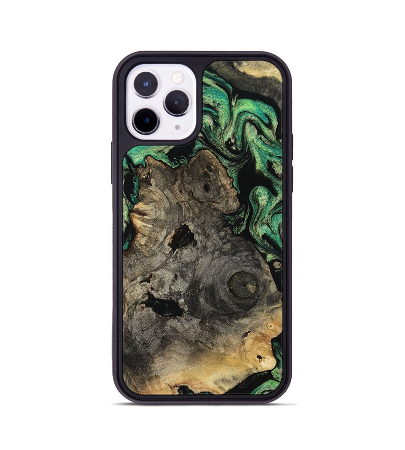 iPhone 11 Pro Wood Phone Case - Mellisa (Green, 799924)