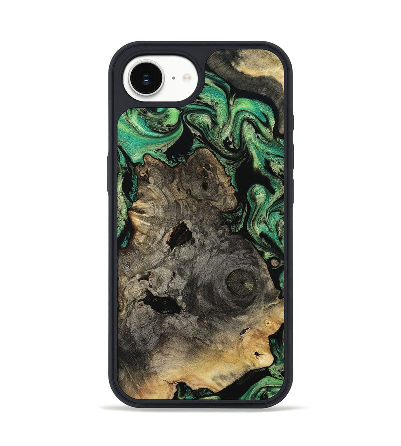 iPhone 16e Wood Phone Case - Mellisa (Green, 799924)