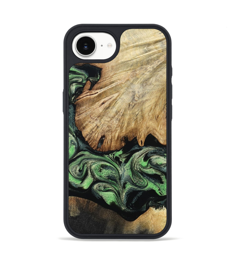 iPhone 16e Wood Phone Case - Meta (Green, 799926)