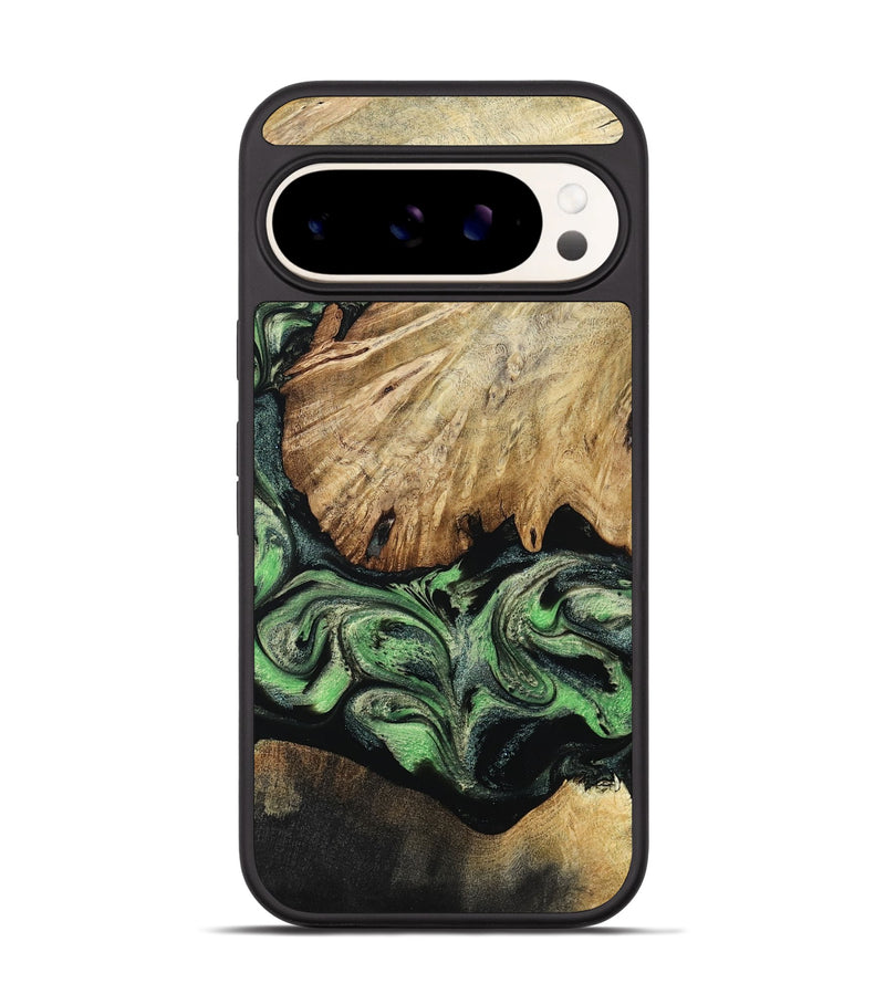 Pixel 9 Pro Wood Phone Case - Meta (Green, 799926)