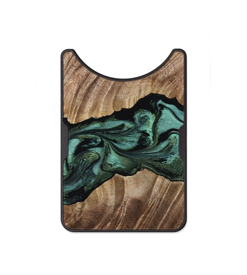 Alloy Wood Wallet - Noelle (Green, 799927)