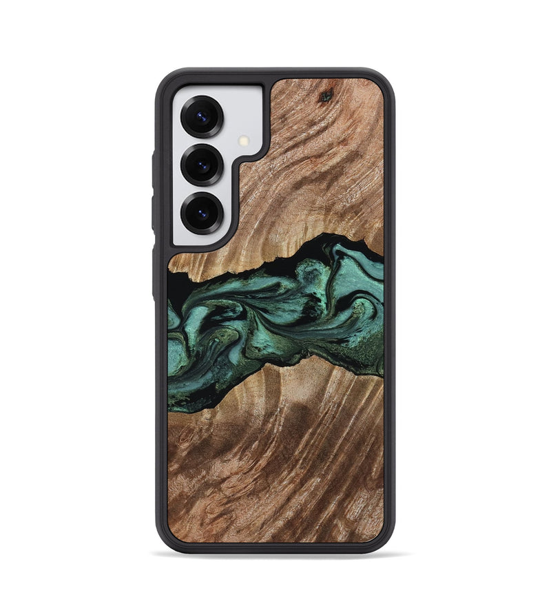 Galaxy S25 Wood Phone Case - Noelle (Green, 799927)