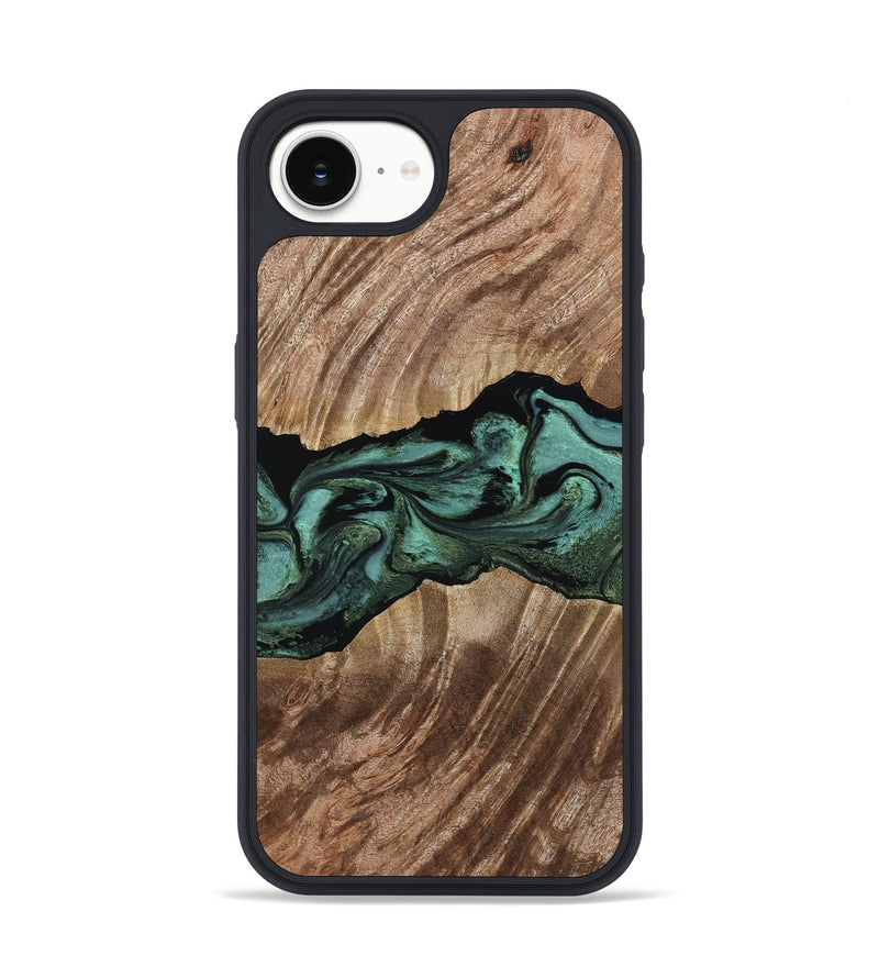 iPhone 16e Wood Phone Case - Noelle (Green, 799927)