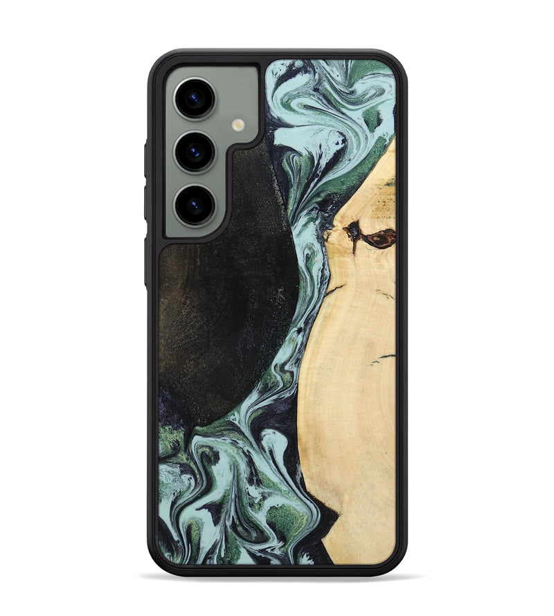 Galaxy S24 Plus Wood Phone Case - Rose (Green, 799929)