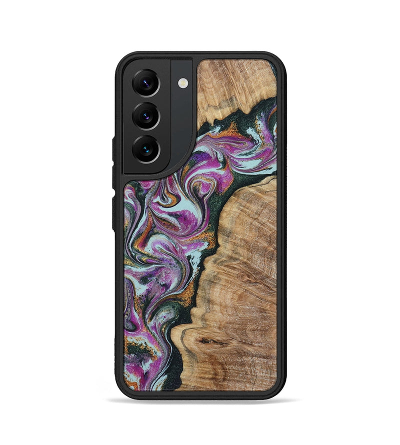 Galaxy S22 Wood Phone Case - Zion (Green, 799930)