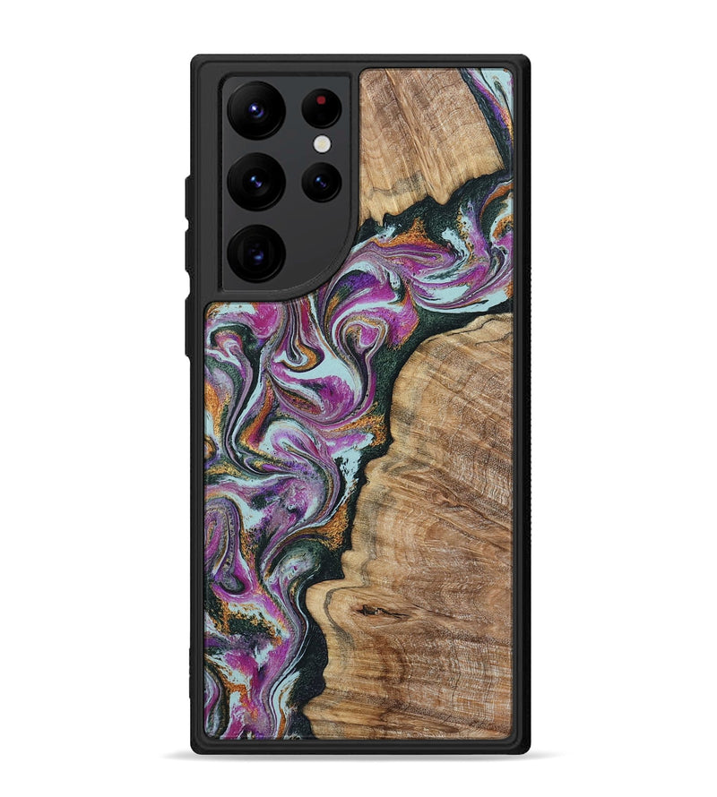 Galaxy S22 Ultra Wood Phone Case - Zion (Green, 799930)