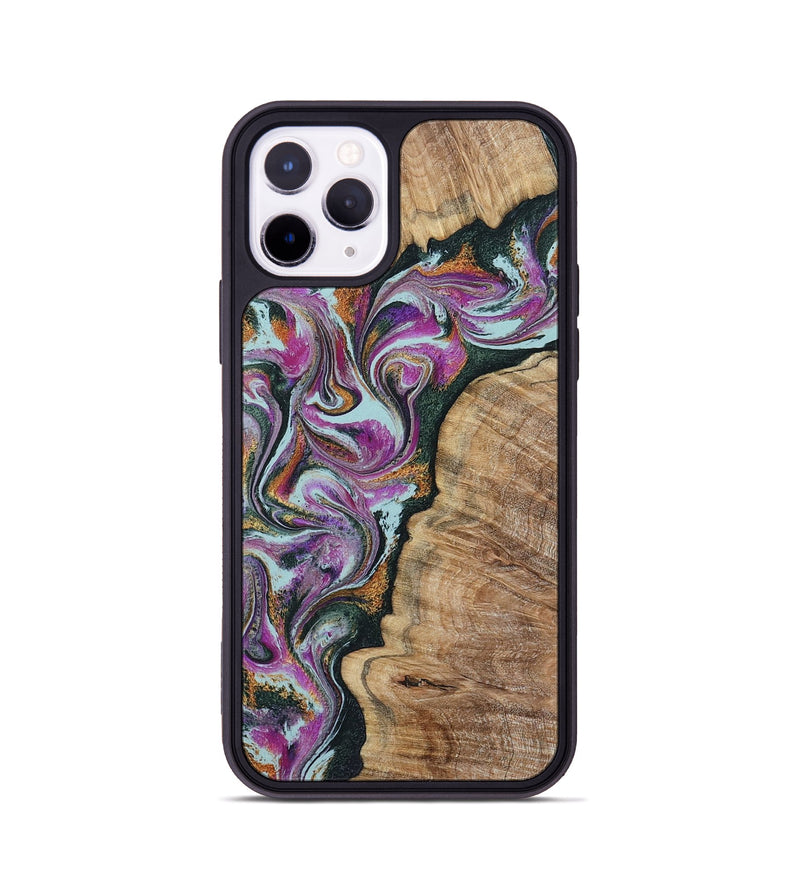 iPhone 11 Pro Wood Phone Case - Zion (Green, 799930)