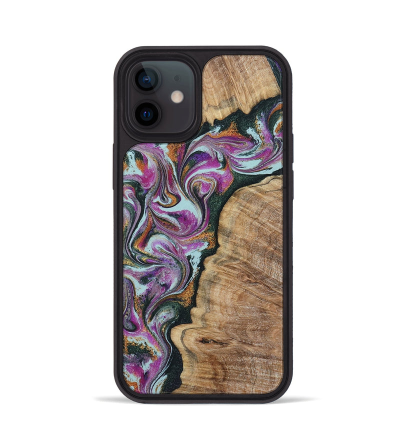 iPhone 12 Wood Phone Case - Zion (Green, 799930)