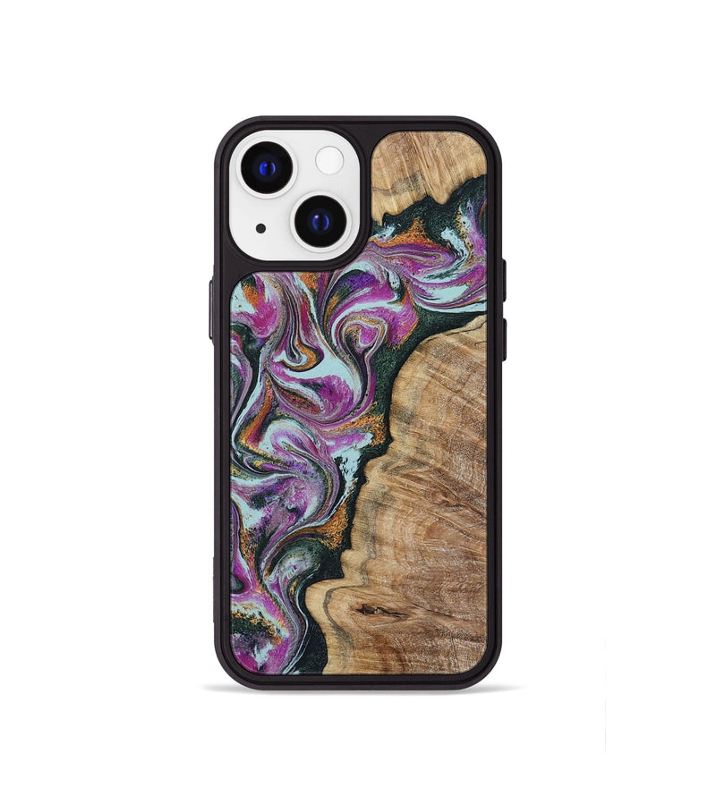 iPhone 13 mini Wood Phone Case - Zion (Green, 799930)