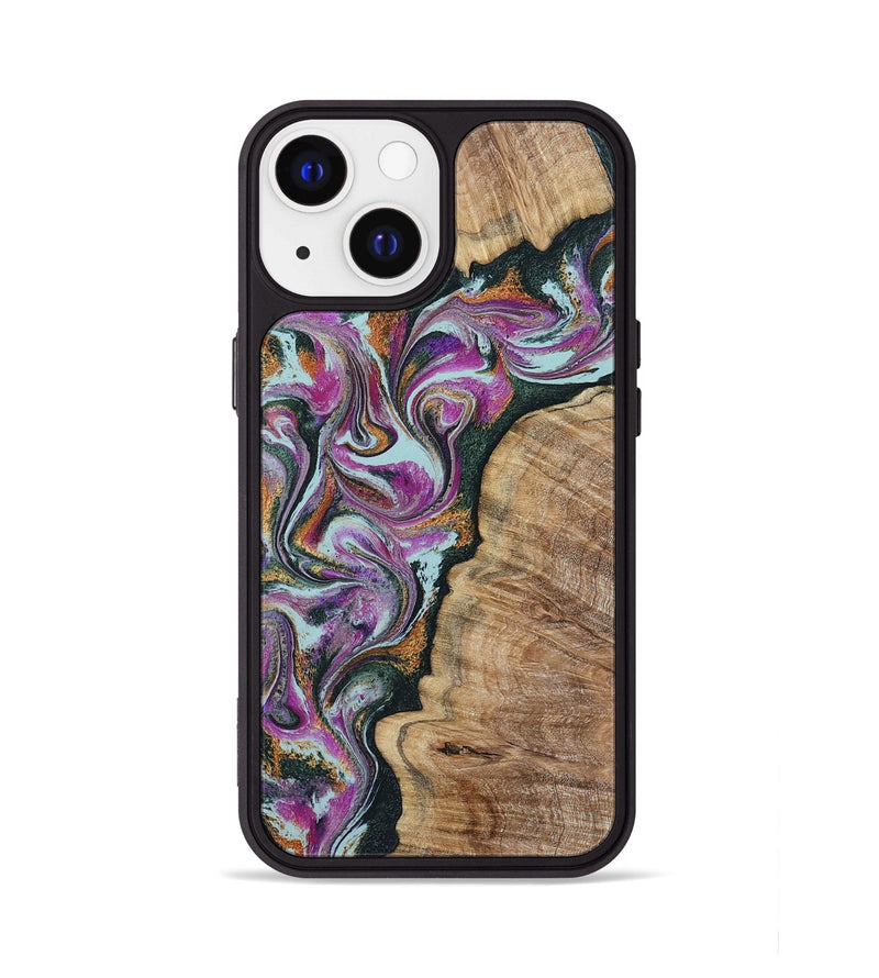 iPhone 13 Wood Phone Case - Zion (Green, 799930)