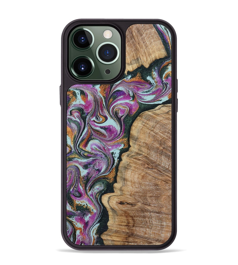 iPhone 13 Pro Max Wood Phone Case - Zion (Green, 799930)