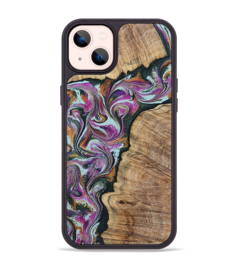 iPhone 14 Plus Wood Phone Case - Zion (Green, 799930)