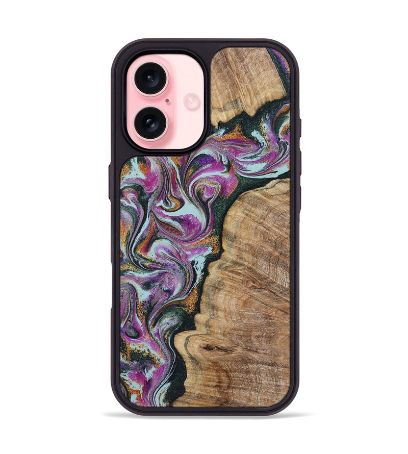 iPhone 16 Wood Phone Case - Zion (Green, 799930)