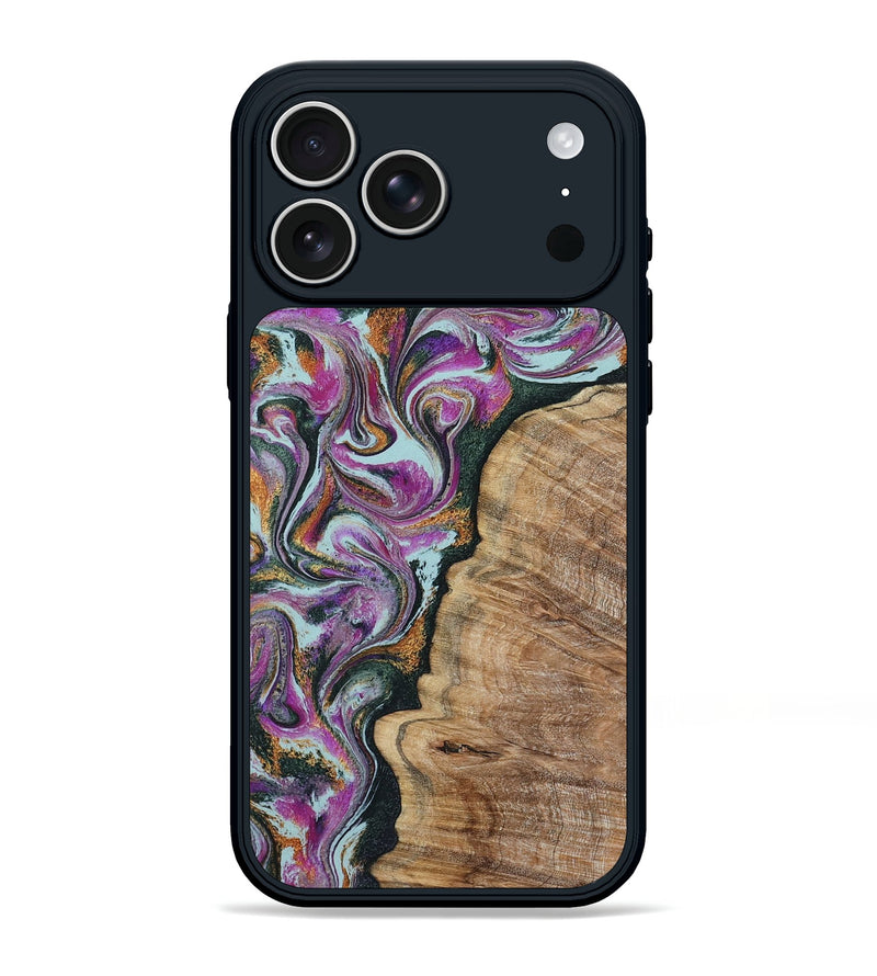 iPhone 17 Pro Max Wood Phone Case - Zion (Green, 799930)