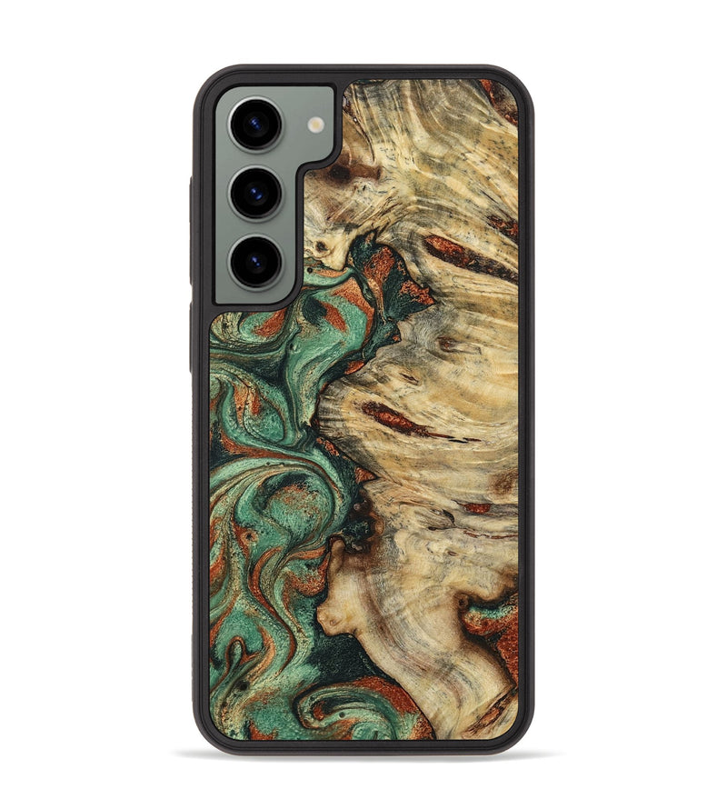 Galaxy S23 Plus Wood Phone Case - Mavis (Green, 799931)