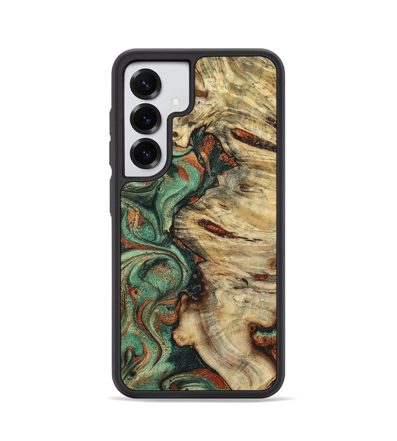 Galaxy S25 Wood Phone Case - Mavis (Green, 799931)