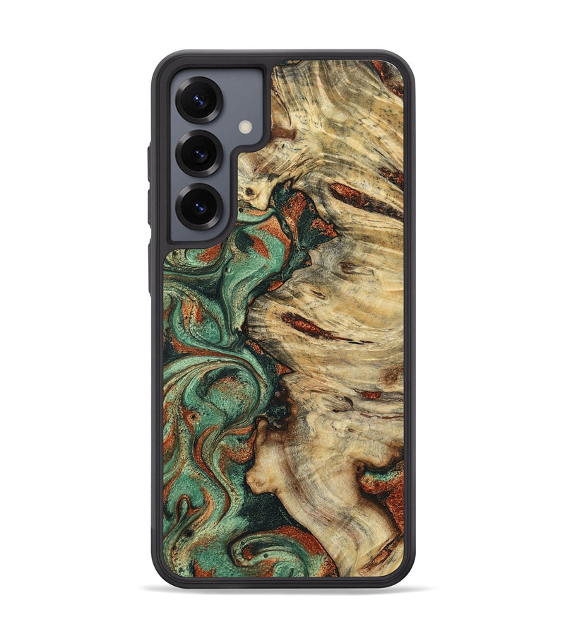 Galaxy S25 Plus Wood Phone Case - Mavis (Green, 799931)