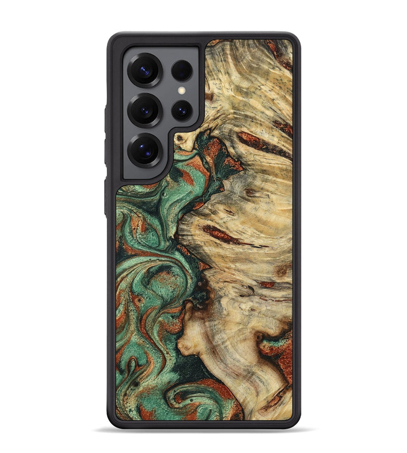 Galaxy S25 Ultra Wood Phone Case - Mavis (Green, 799931)