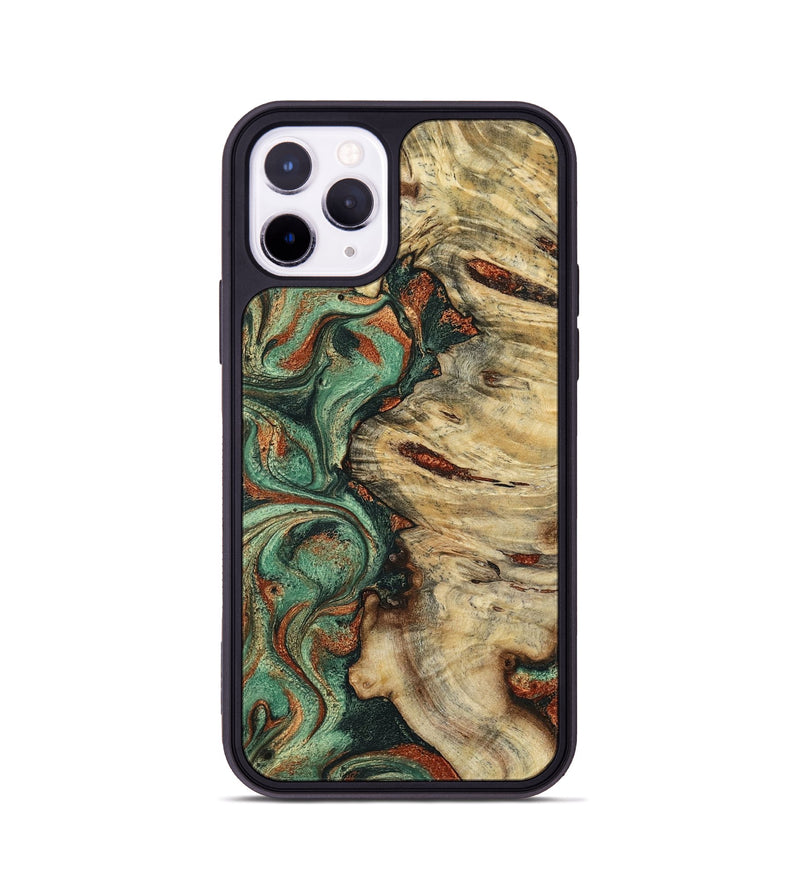 iPhone 11 Pro Wood Phone Case - Mavis (Green, 799931)