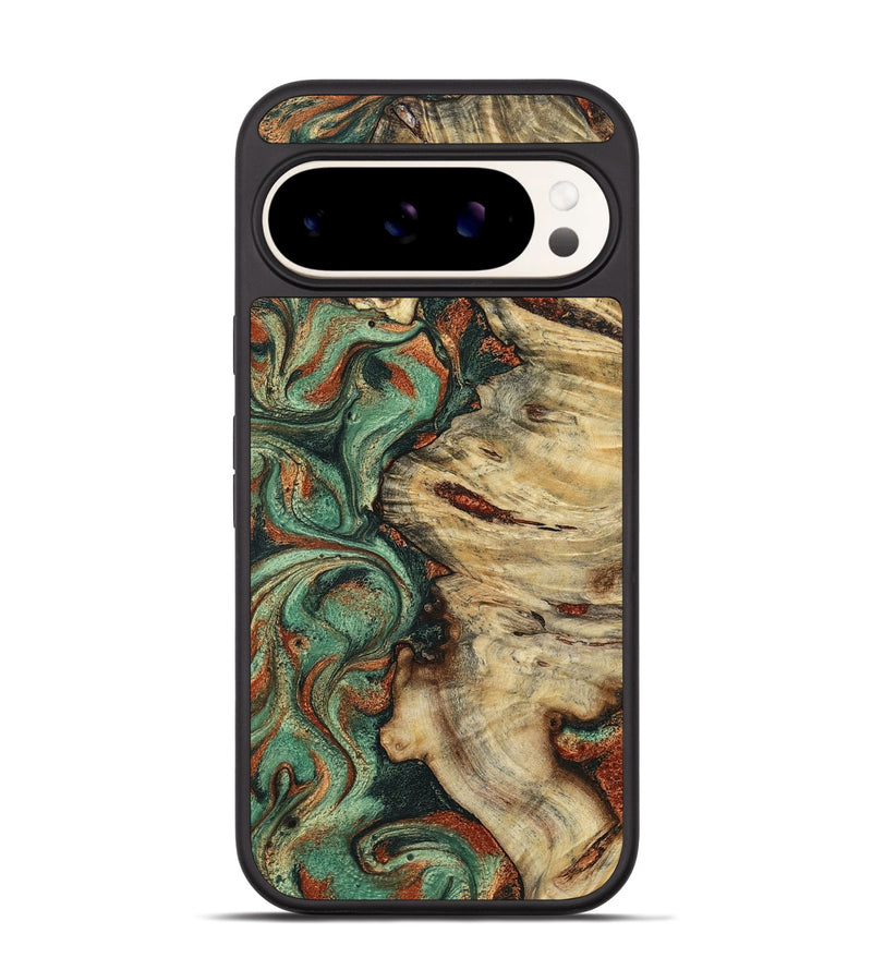 Pixel 9 Pro Wood Phone Case - Mavis (Green, 799931)