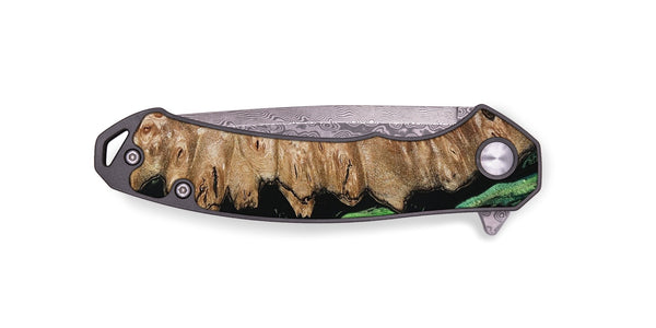 EDC Wood Pocket Knife - Anton (Green, 799932)
