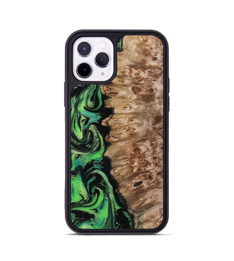 iPhone 11 Pro Wood Phone Case - Anton (Green, 799932)