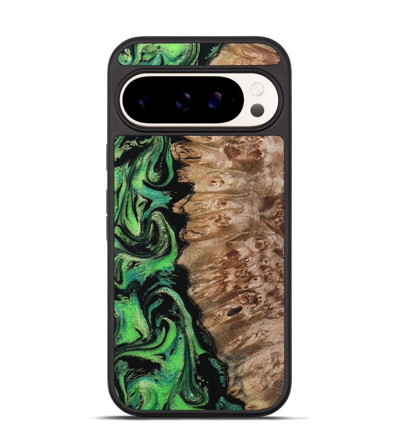 Pixel 9 Pro Wood Phone Case - Anton (Green, 799932)
