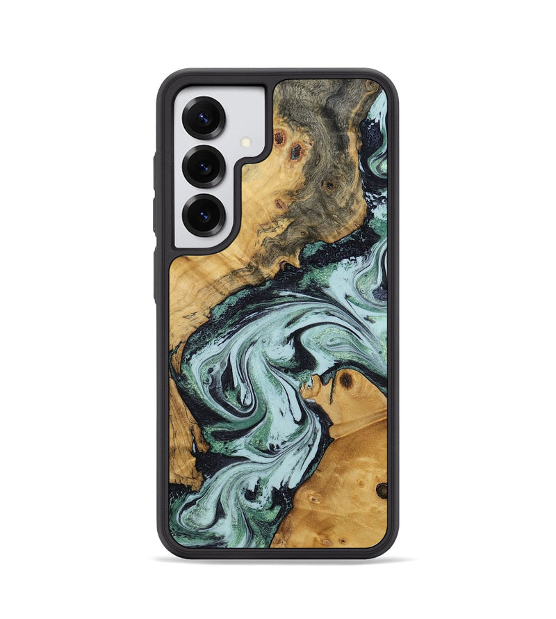 Galaxy S25 Wood Phone Case - Zoey (Green, 799933)