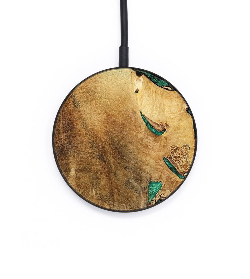 Circle Wood Wireless Charger - Latrice (Green, 799934)