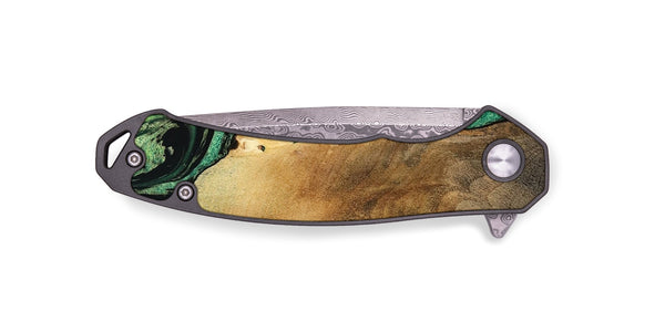 EDC Wood Pocket Knife - Latrice (Green, 799934)