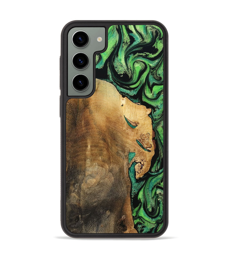 Galaxy S23 Plus Wood Phone Case - Latrice (Green, 799934)