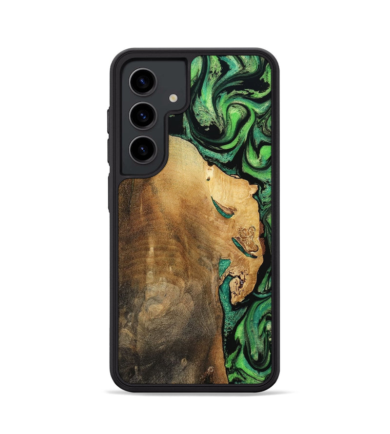 Galaxy S24 Wood Phone Case - Latrice (Green, 799934)