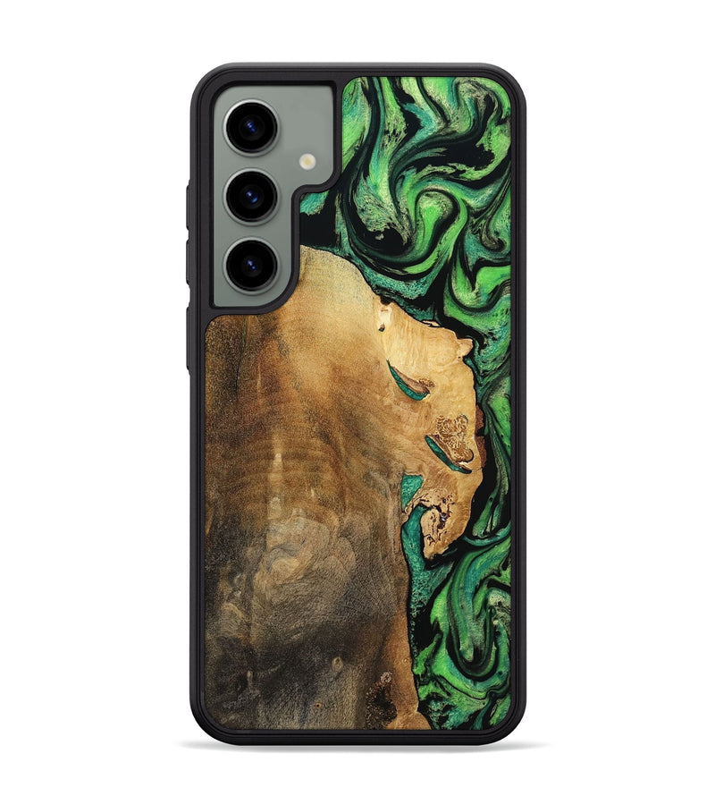 Galaxy S24 Plus Wood Phone Case - Latrice (Green, 799934)