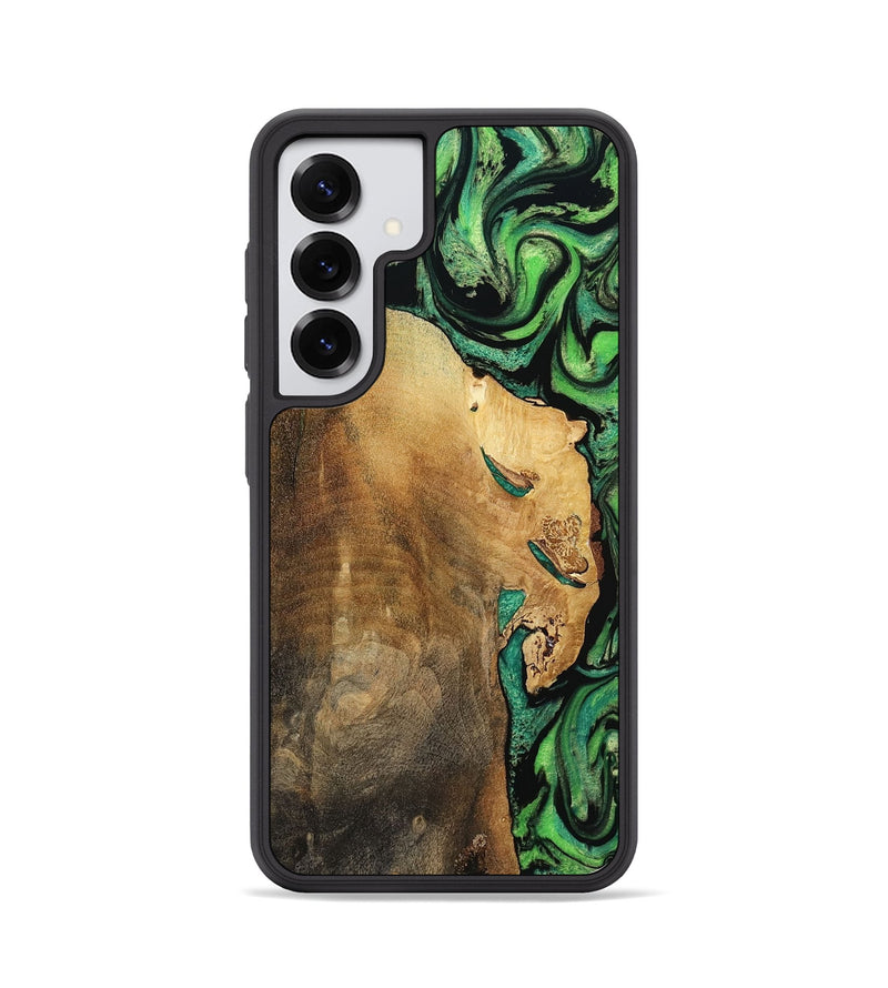 Galaxy S25 Wood Phone Case - Latrice (Green, 799934)