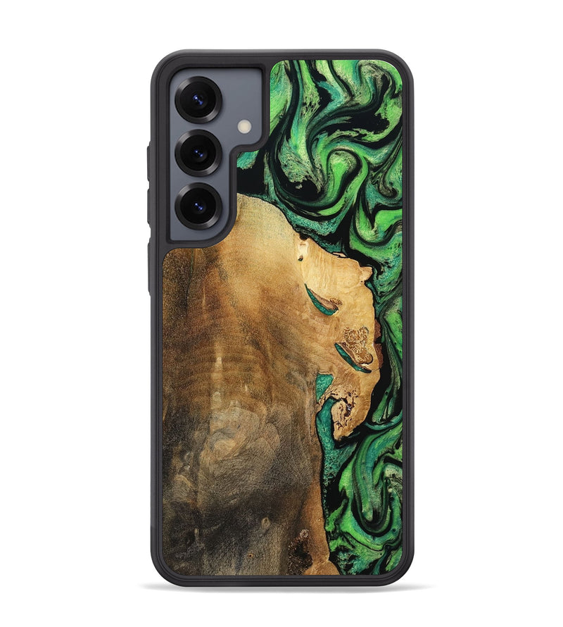Galaxy S25 Plus Wood Phone Case - Latrice (Green, 799934)