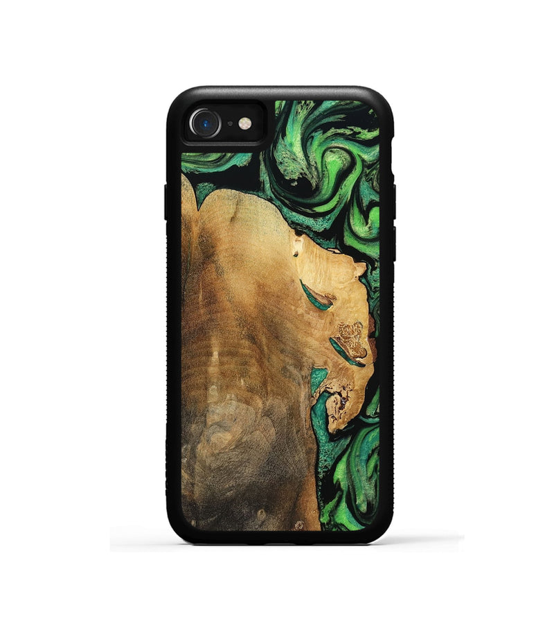 iPhone SE Wood Phone Case - Latrice (Green, 799934)