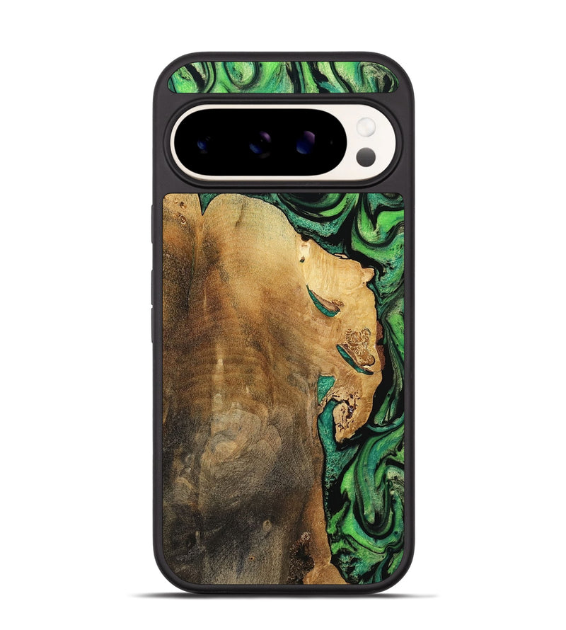 Pixel 9 Pro Wood Phone Case - Latrice (Green, 799934)