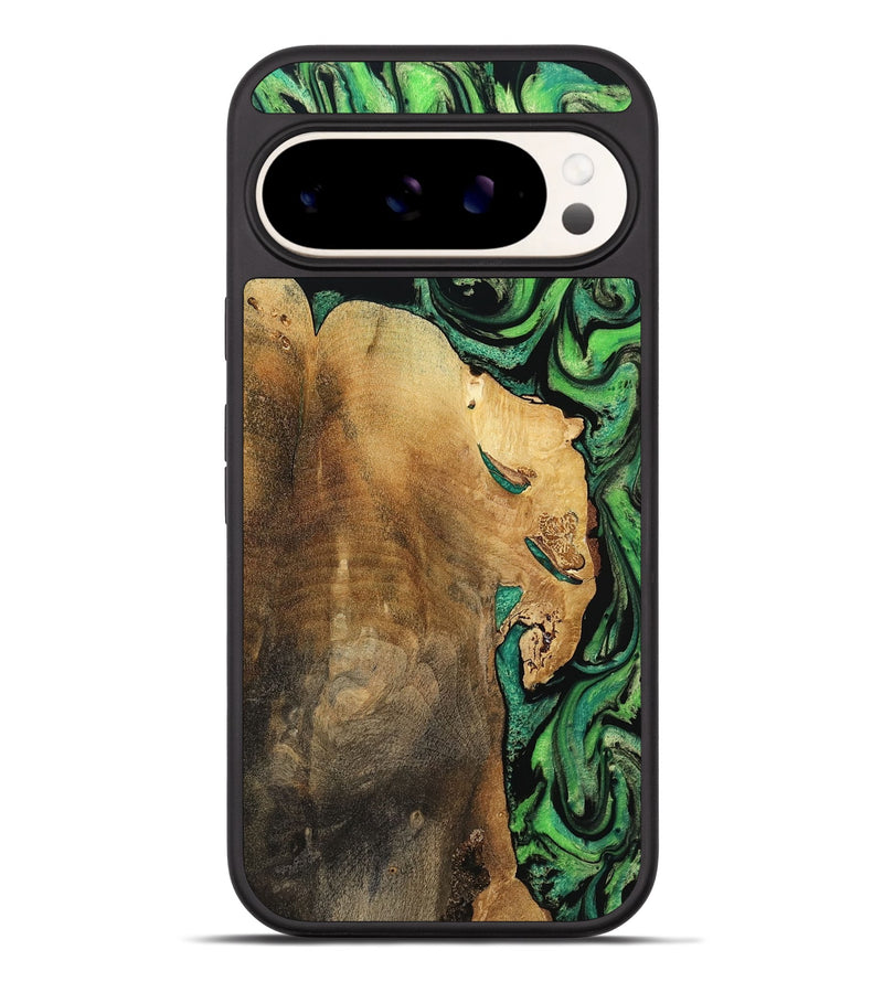 Pixel 9 Pro XL Wood Phone Case - Latrice (Green, 799934)