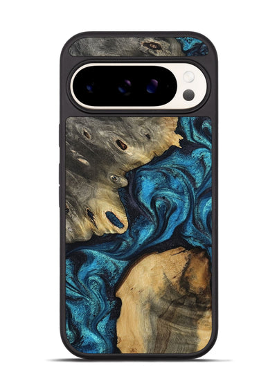 Pixel 9 Pro Wood Phone Case - Abril (Blue, 799935)