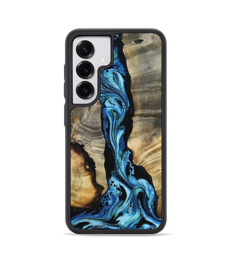 Galaxy S25 Wood Phone Case - Atlas (Blue, 799936)