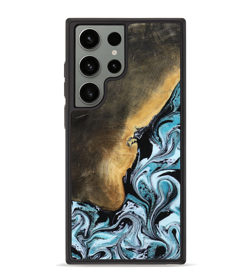 Galaxy S23 Ultra Wood Phone Case - Manila (Blue, 799937)