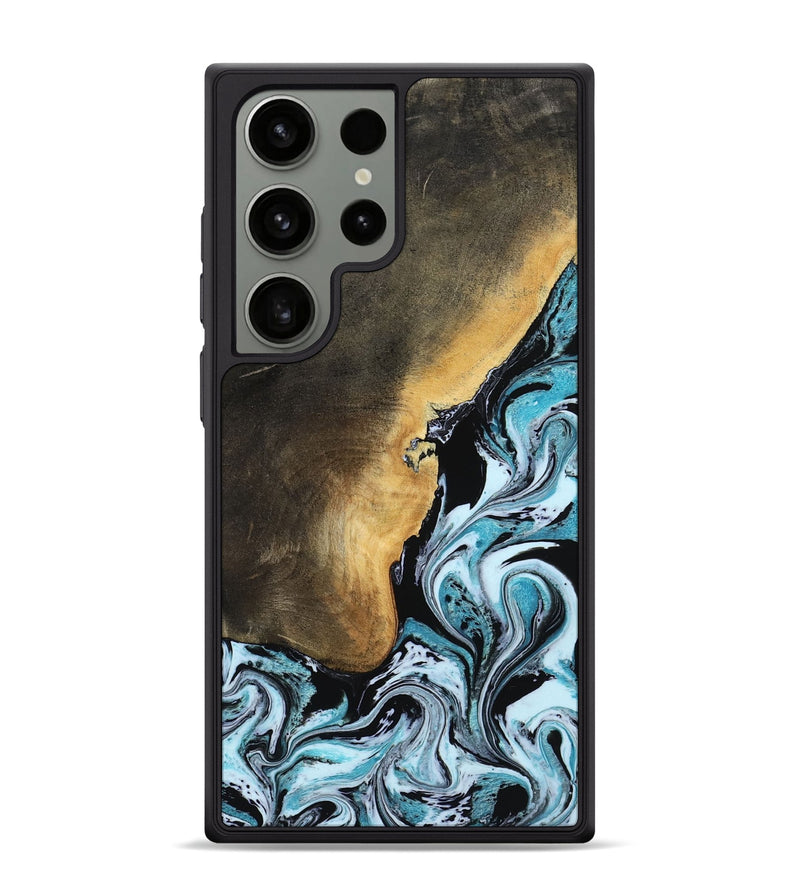 Galaxy S24 Ultra Wood Phone Case - Manila (Blue, 799937)