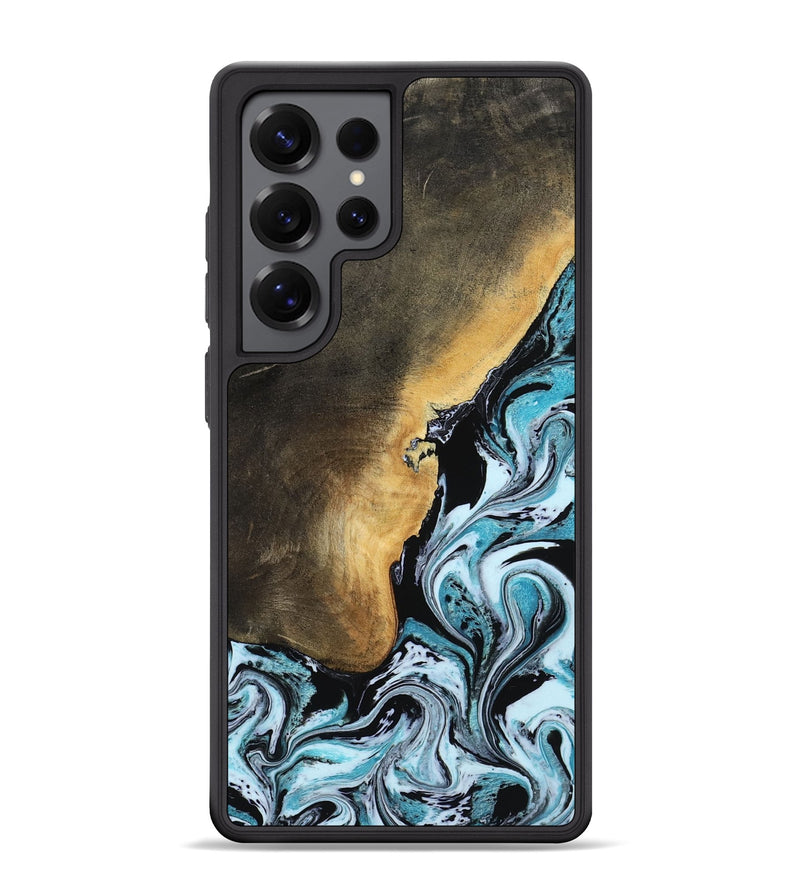 Galaxy S25 Ultra Wood Phone Case - Manila (Blue, 799937)