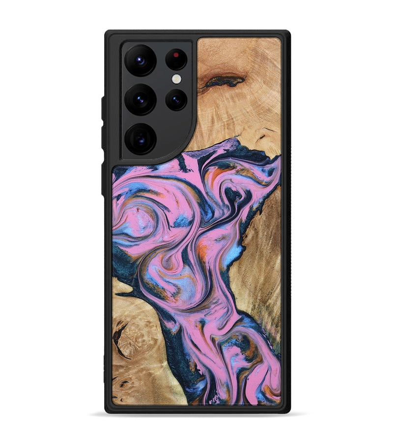 Galaxy S22 Ultra Wood Phone Case - Colin (Blue, 799938)