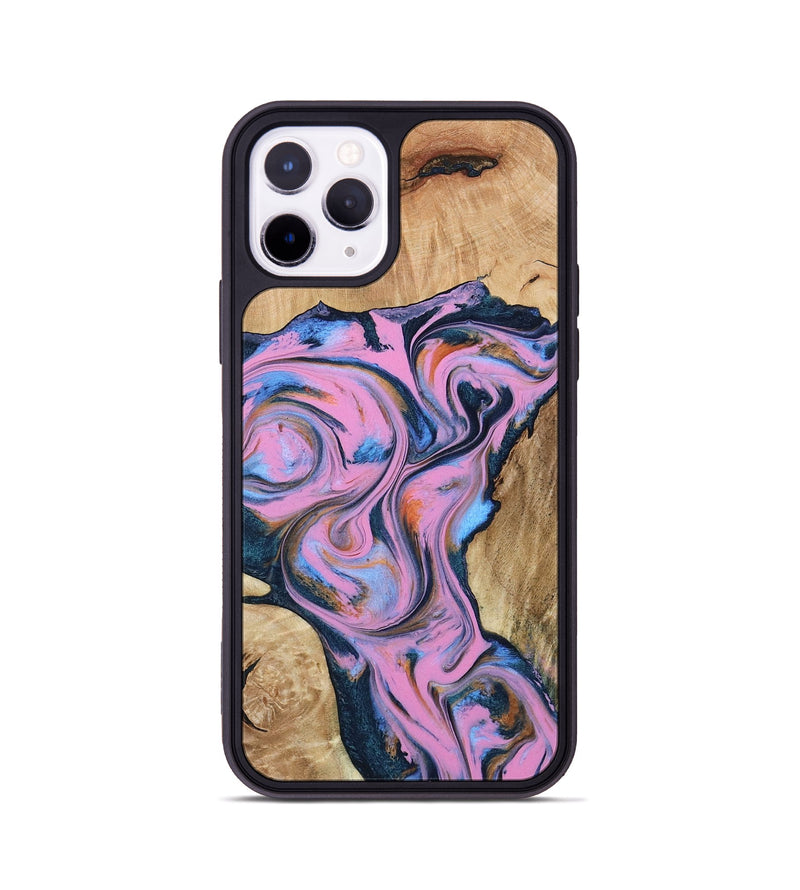 iPhone 11 Pro Wood Phone Case - Colin (Blue, 799938)
