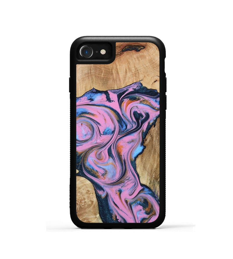 iPhone SE Wood Phone Case - Colin (Blue, 799938)