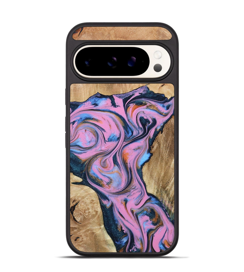 Pixel 9 Pro Wood Phone Case - Colin (Blue, 799938)