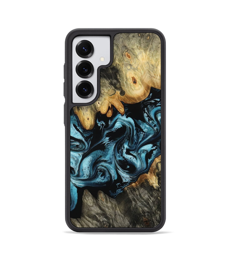 Galaxy S25 Wood Phone Case - Ashlynn (Blue, 799939)