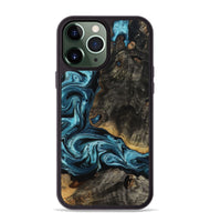 iPhone 13 Pro Max Wood Phone Case - Monroe (Blue, 799940)