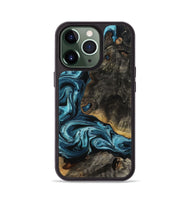 iPhone 13 Pro Wood Phone Case - Monroe (Blue, 799940)